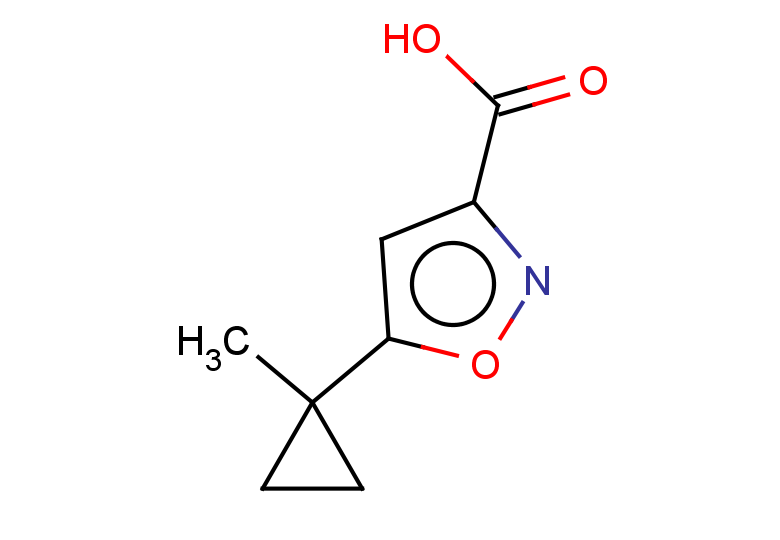 5-(1-methylcyclopropyl)-1,2-oxazole-3-carboxylic acid