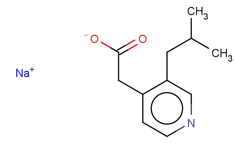 sodium 2-[3-(2-methylpropyl)pyridin-4-yl]acetate