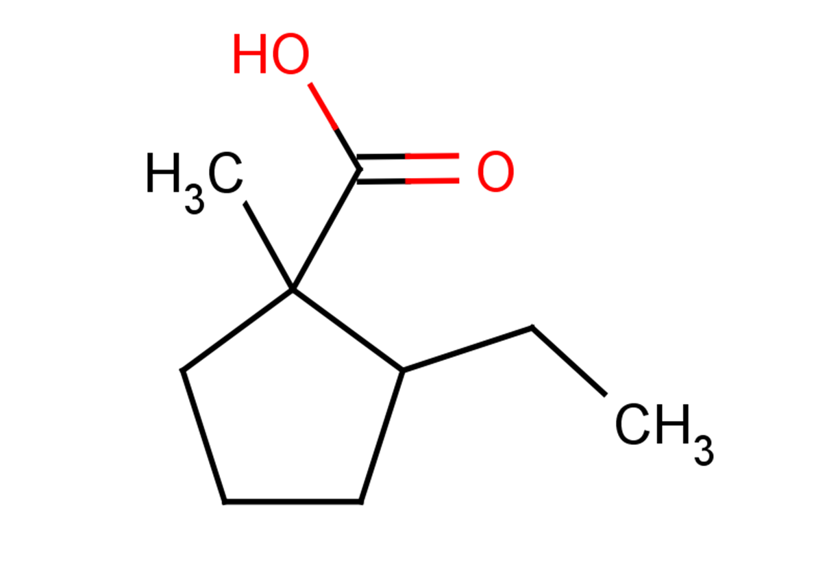 2-ethyl-1-methylcyclopentane-1-carboxylic acid