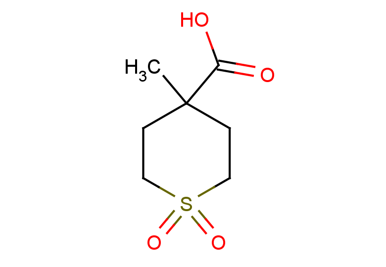 4-methyl-1,1-dioxo-1lambda6-thiane-4-carboxylic acid