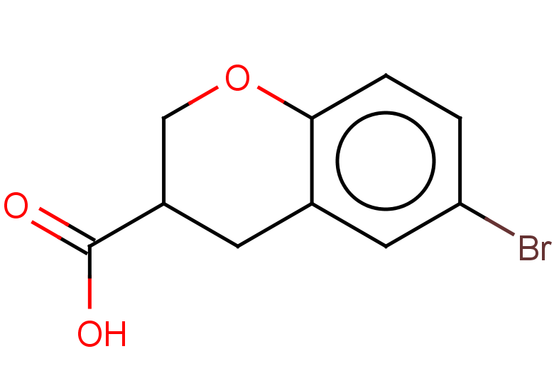 6-bromo-3,4-dihydro-2H-1-benzopyran-3-carboxylic acid