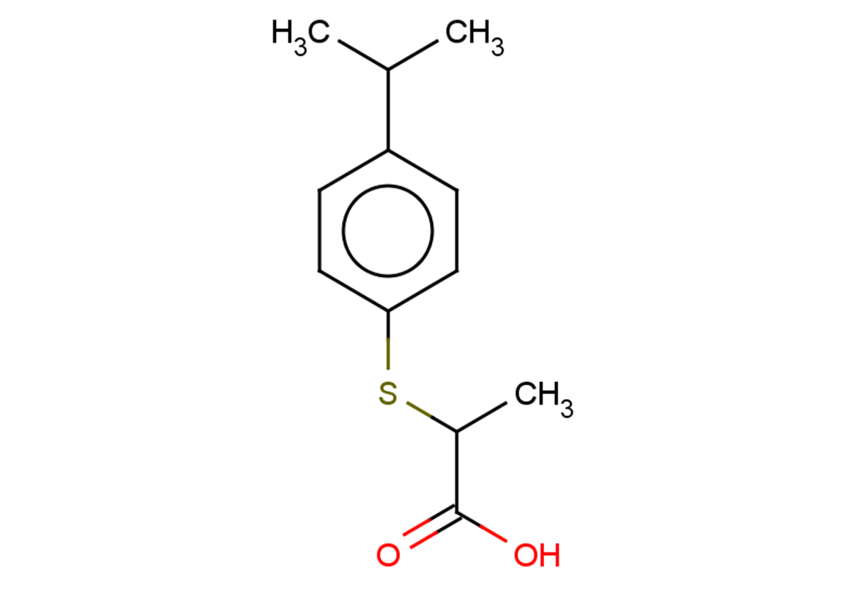 2-{[4-(propan-2-yl)phenyl]sulfanyl}propanoic acid