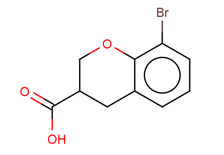8-bromo-3,4-dihydro-2H-1-benzopyran-3-carboxylic acid