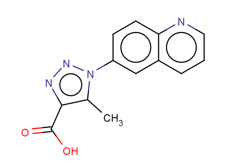 5-methyl-1-(quinolin-6-yl)-1H-1,2,3-triazole-4-carboxylic acid