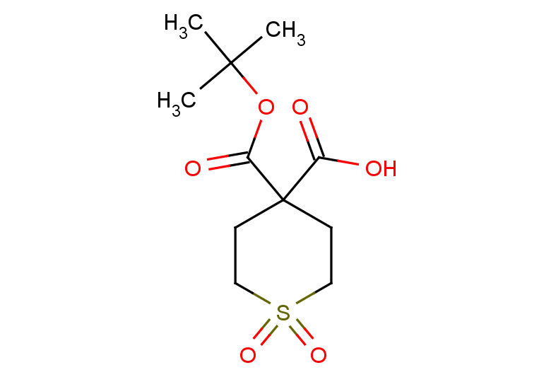 4-[(tert-butoxy)carbonyl]-1,1-dioxo-1lambda6-thiane-4-carboxylic acid