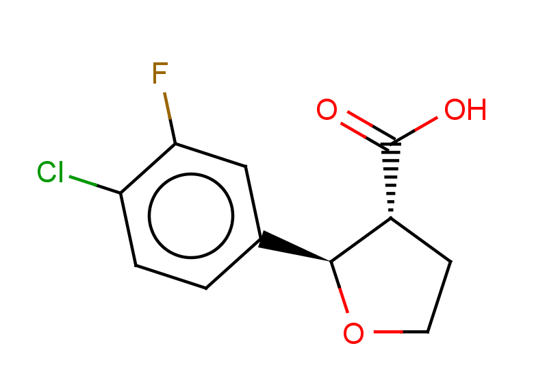 rac-(2R,3R)-2-(4-chloro-3-fluorophenyl)oxolane-3-carboxylic acid, trans