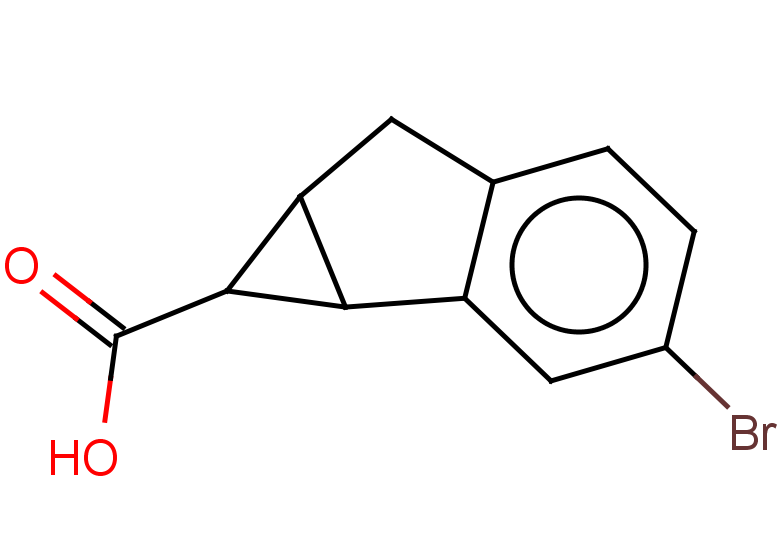 3-bromo-1H,1aH,6H,6aH-cyclopropa[a]indene-1-carboxylic acid