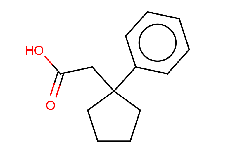2-(1-phenylcyclopentyl)acetic acid