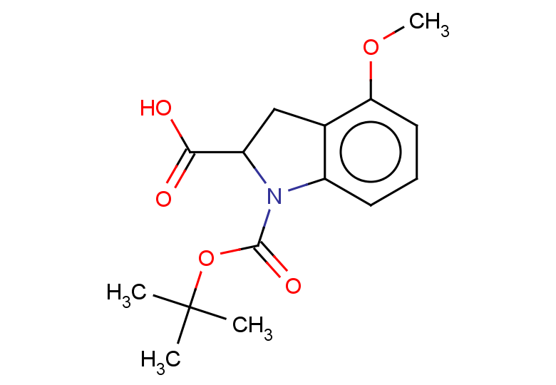 1-[(tert-butoxy)carbonyl]-4-methoxy-2,3-dihydro-1H-indole-2-carboxylic acid