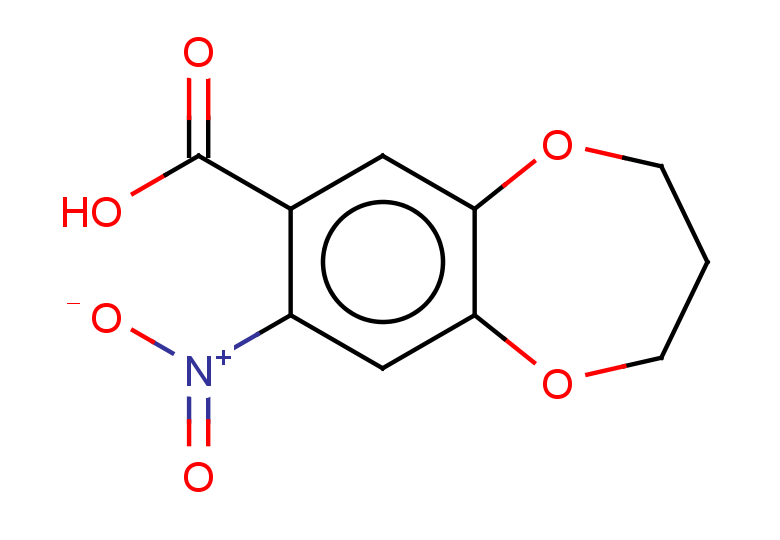 8-nitro-3,4-dihydro-2H-1,5-benzodioxepine-7-carboxylic acid