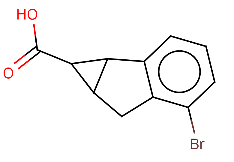 5-bromo-1H,1aH,6H,6aH-cyclopropa[a]indene-1-carboxylic acid