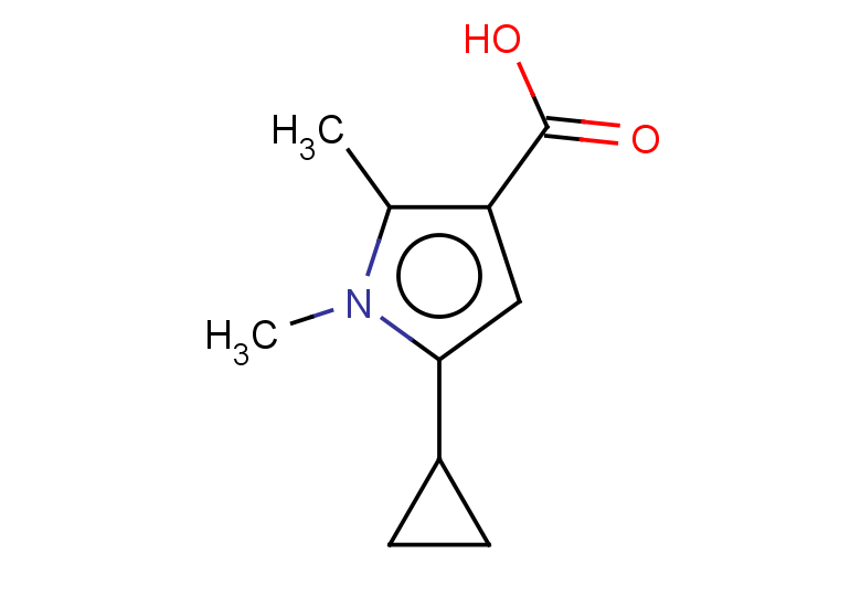 5-cyclopropyl-1,2-dimethyl-1H-pyrrole-3-carboxylic acid