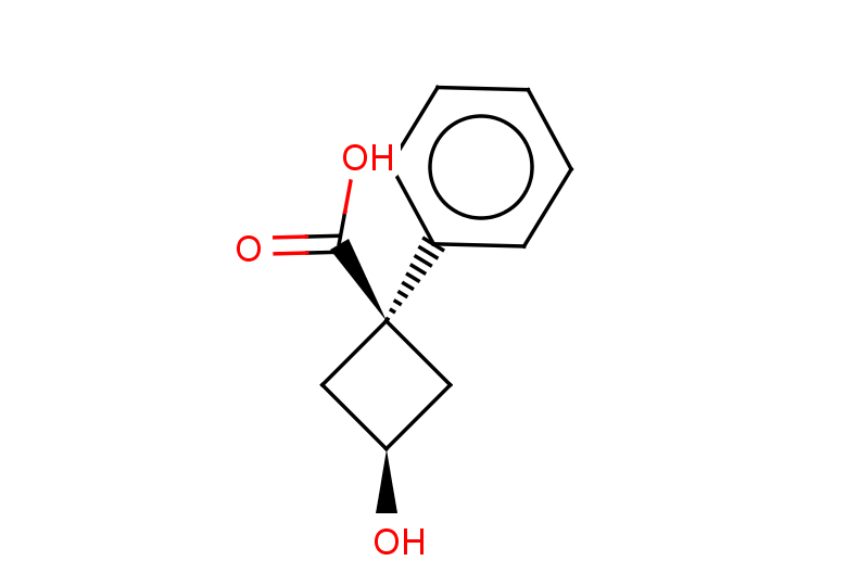 rac-(1s,3s)-3-hydroxy-1-phenylcyclobutane-1-carboxylic acid, trans