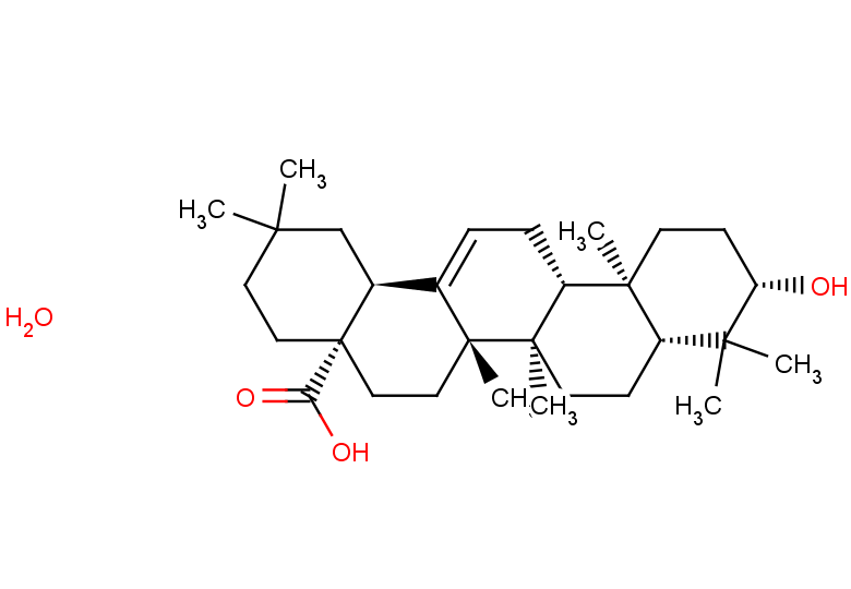 (4aS,6aS,6bR,8aR,10S,12aR,12bR,14bS)-10-hydroxy-2,2,6a,6b,9,9,12a-heptamethyl-1,2,3,4,4a,5,6,6a,6b,7,8,8a,9,10,11,12,12a,12b,13,14b-icosahydropicene-4a-carboxylic acid hydrate