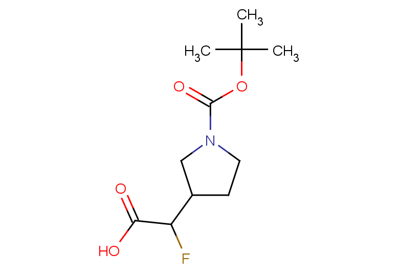 2-{1-[(tert-butoxy)carbonyl]pyrrolidin-3-yl}-2-fluoroacetic acid
