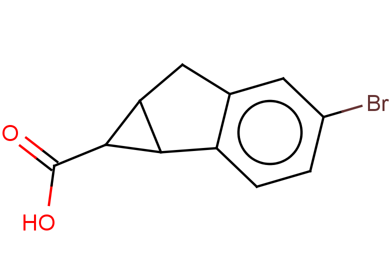 4-bromo-1H,1aH,6H,6aH-cyclopropa[a]indene-1-carboxylic acid