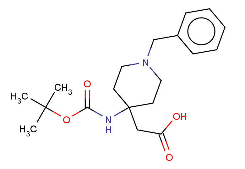 2-(1-benzyl-4-{[(tert-butoxy)carbonyl]amino}piperidin-4-yl)acetic acid