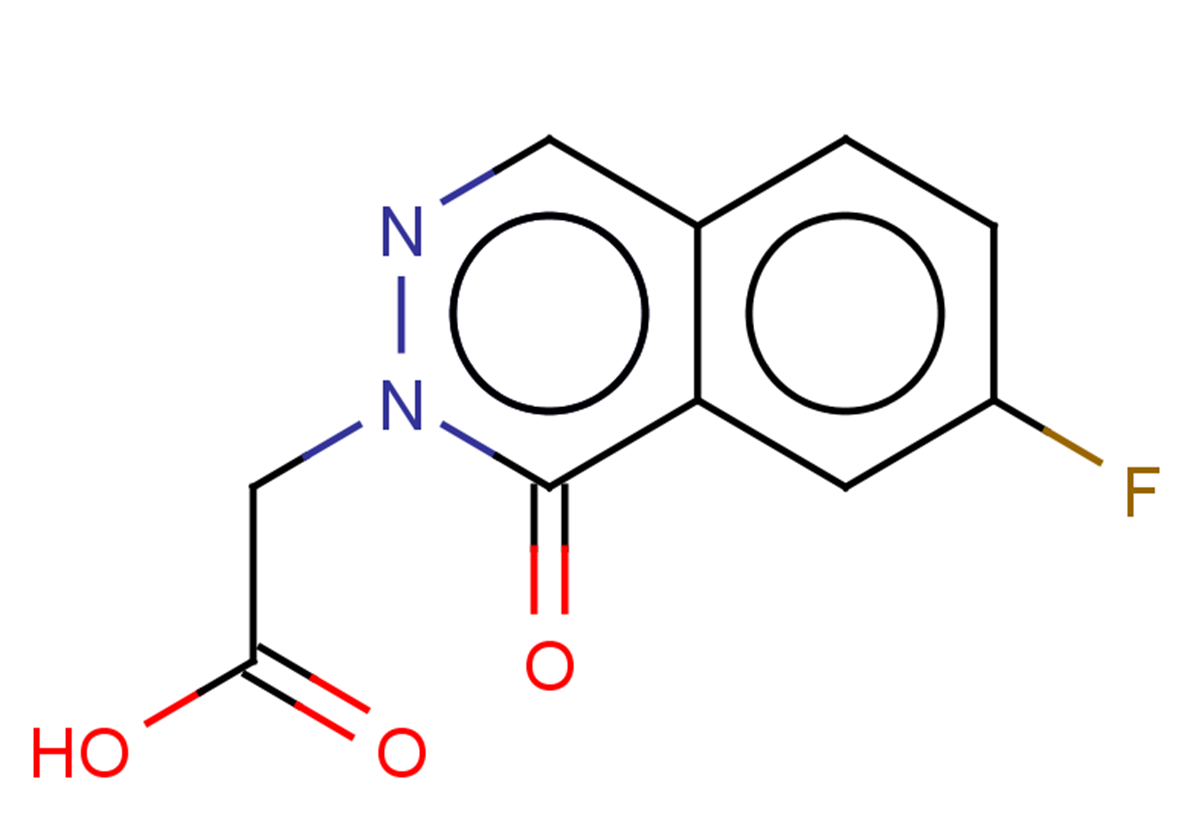 2-(7-fluoro-1-oxo-1,2-dihydrophthalazin-2-yl)acetic acid