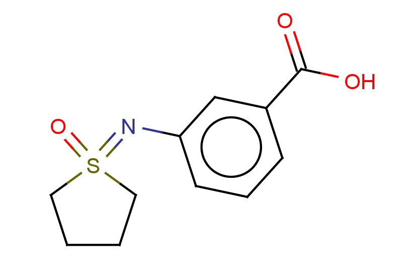 3-[(1-oxothiolan-1-ylidene)amino]benzoic acid