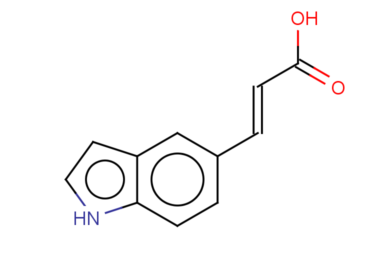 (2E)-3-(1H-indol-5-yl)prop-2-enoic acid