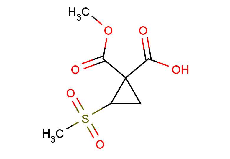 2-methanesulfonyl-1-(methoxycarbonyl)cyclopropane-1-carboxylic acid