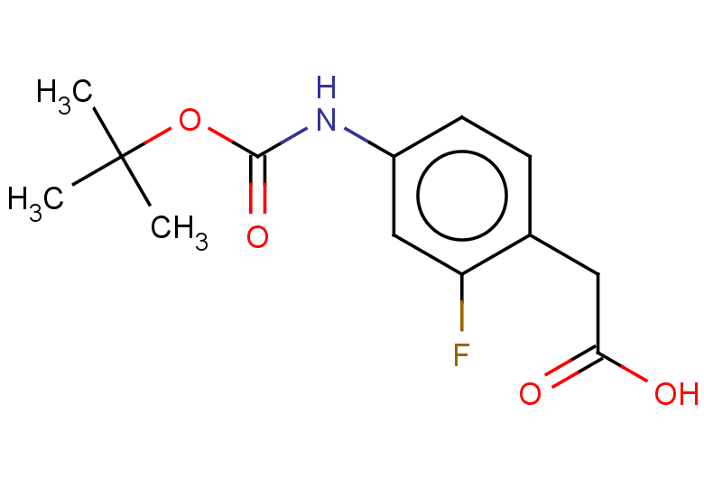 2-(4-{[(tert-butoxy)carbonyl]amino}-2-fluorophenyl)acetic acid