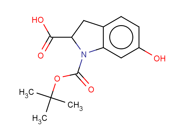 1-[(tert-butoxy)carbonyl]-6-hydroxy-2,3-dihydro-1H-indole-2-carboxylic acid