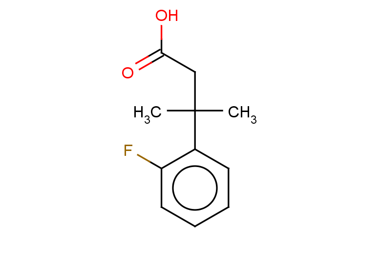 3-(2-fluorophenyl)-3-methylbutanoic acid