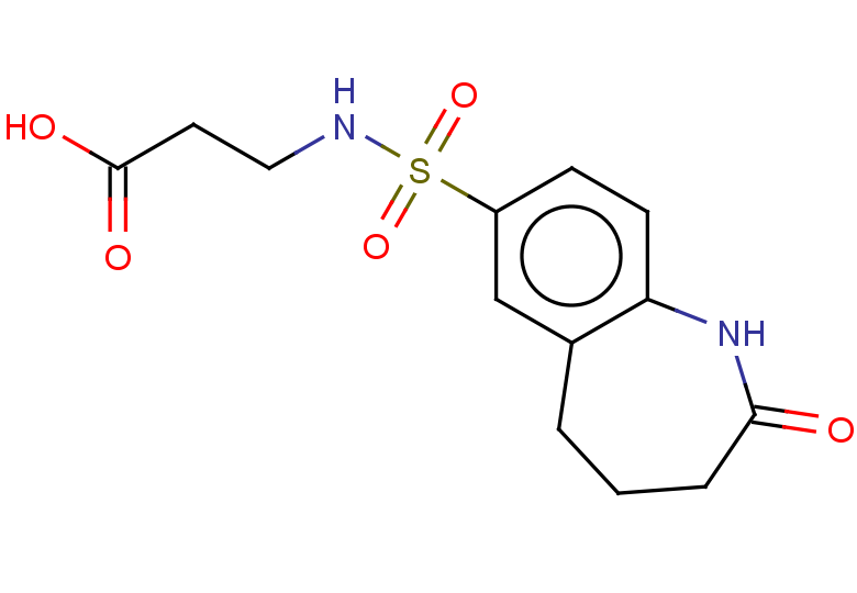 3-(2-oxo-2,3,4,5-tetrahydro-1H-1-benzazepine-7-sulfonamido)propanoic acid