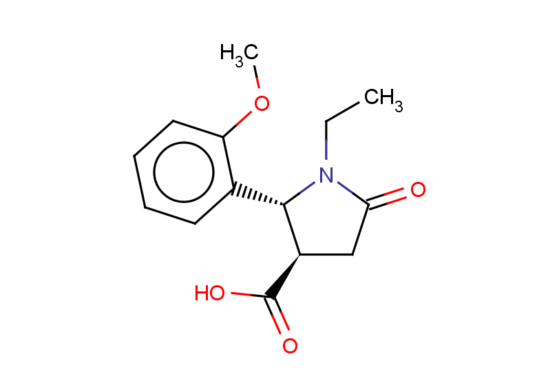 (2R,3R)-1-ethyl-2-(2-methoxyphenyl)-5-oxopyrrolidine-3-carboxylic acid