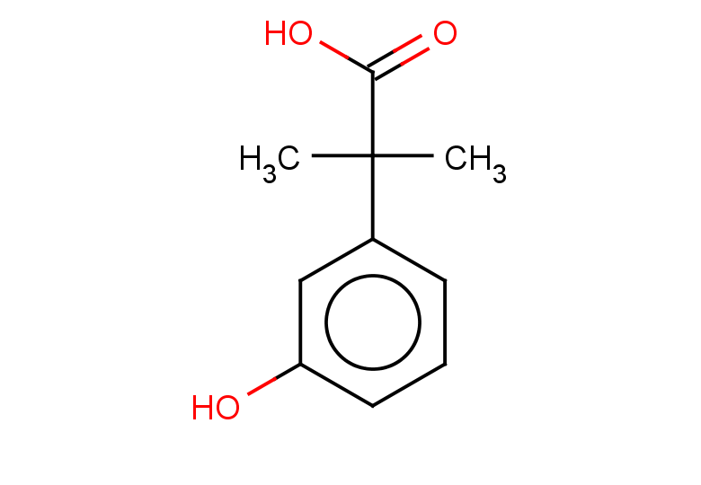 2-(3-hydroxyphenyl)-2-methylpropanoic acid