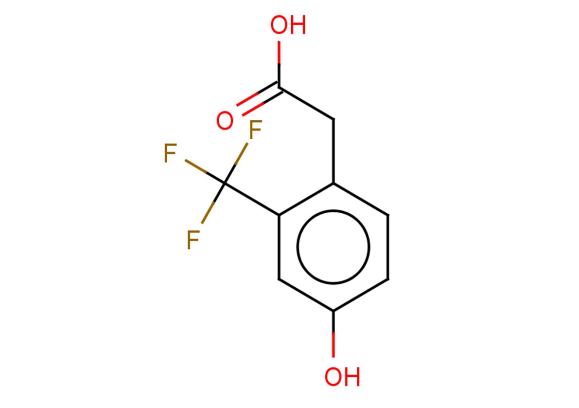 2-(4-hydroxy-2-(trifluoromethyl)phenyl)acetic acid
