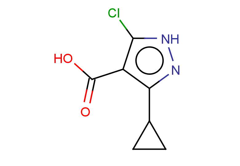 5-chloro-3-cyclopropyl-1H-pyrazole-4-carboxylic acid