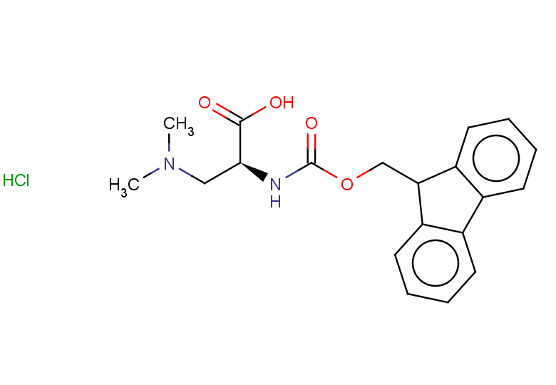 (2S)-3-(dimethylamino)-2-({[(9H-fluoren-9-yl)methoxy]carbonyl}amino)propanoic acid hydrochloride