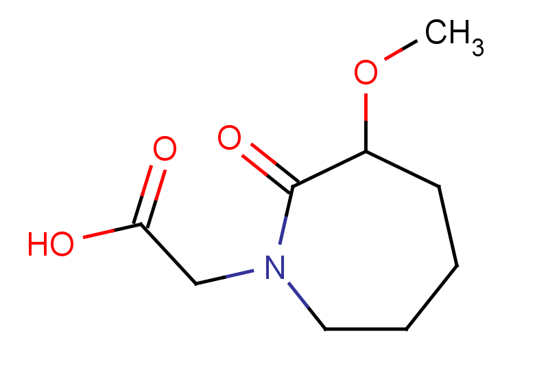 2-(3-methoxy-2-oxoazepan-1-yl)acetic acid