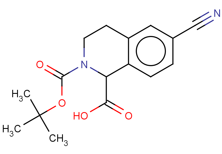 2-[(tert-butoxy)carbonyl]-6-cyano-1,2,3,4-tetrahydroisoquinoline-1-carboxylic acid
