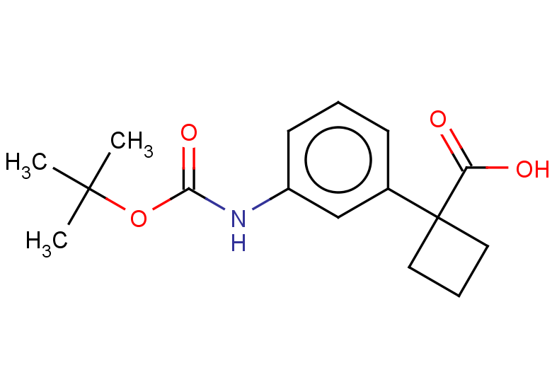 1-(3-{[(tert-butoxy)carbonyl]amino}phenyl)cyclobutane-1-carboxylic acid