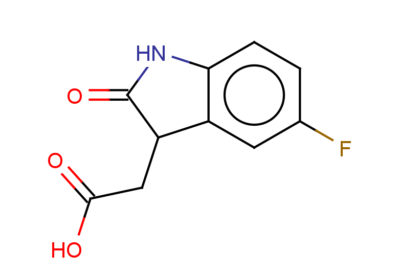2-(5-fluoro-2-oxo-2,3-dihydro-1H-indol-3-yl)acetic acid