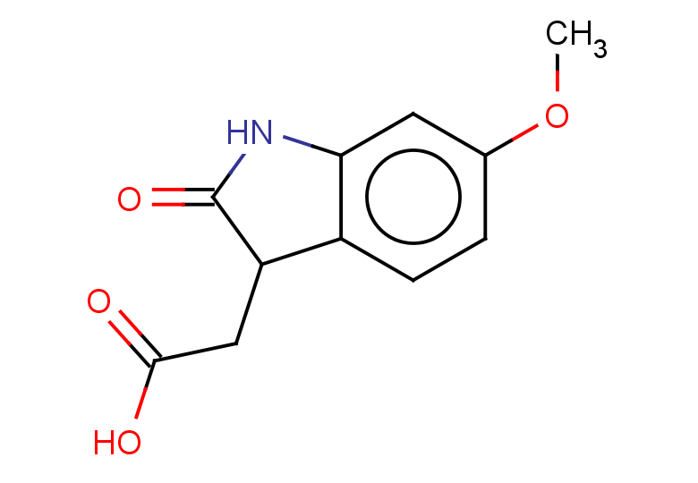 2-(6-methoxy-2-oxo-2,3-dihydro-1H-indol-3-yl)acetic acid