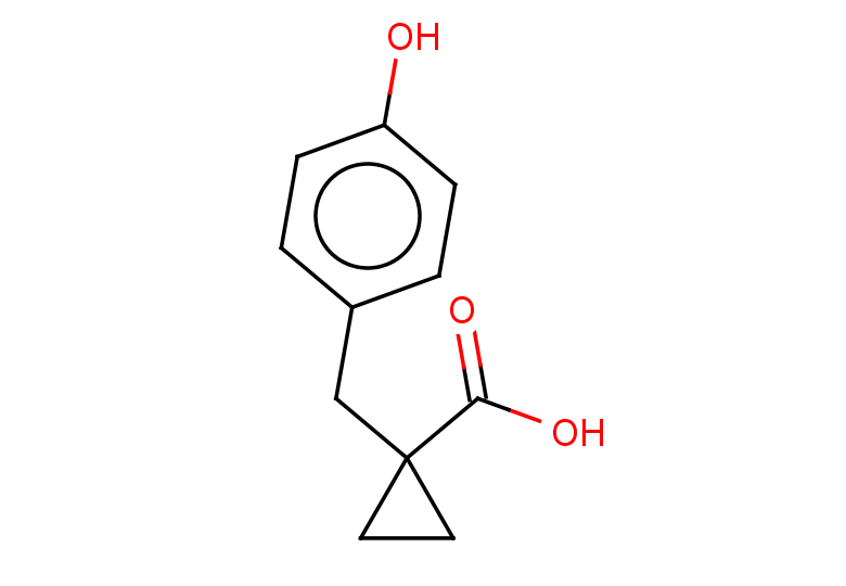 1-[(4-hydroxyphenyl)methyl]cyclopropane-1-carboxylic acid