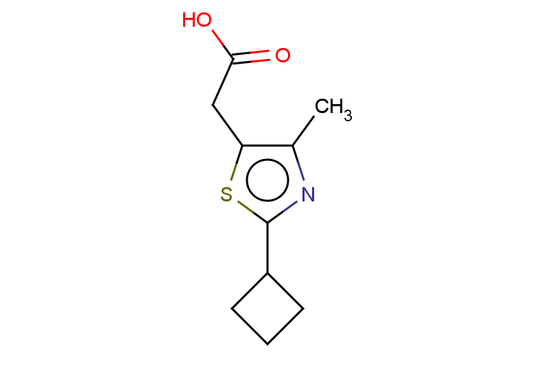 2-(2-cyclobutyl-4-methylthiazol-5-yl)acetic acid