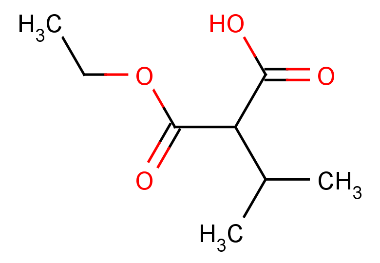 2-(ethyl carboxy)-3-methylbutanoic acid