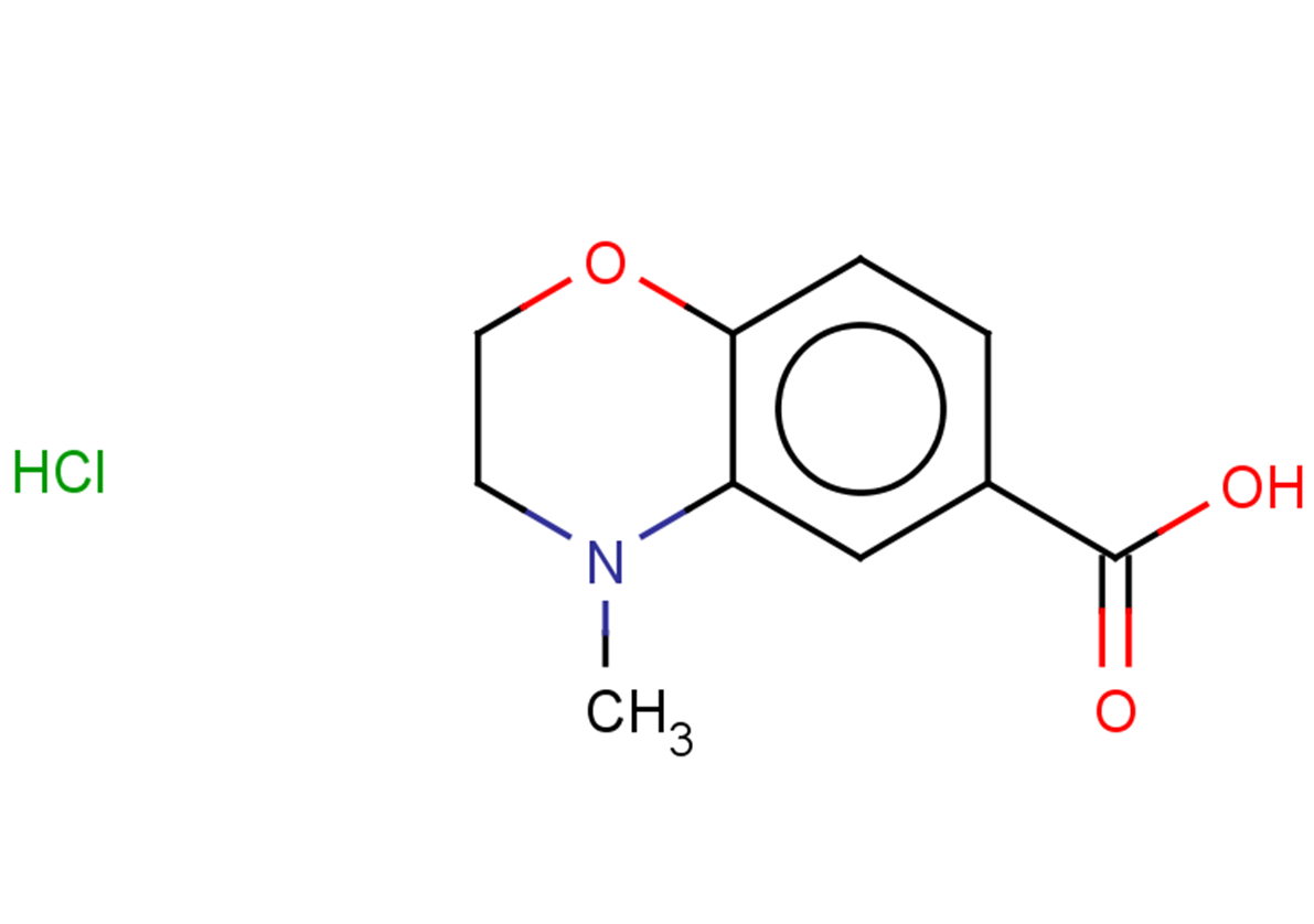 4-methyl-3,4-dihydro-2H-1,4-benzoxazine-6-carboxylic acid hydrochloride