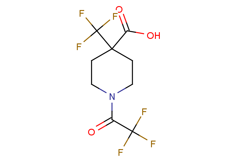 1-(trifluoroacetyl)-4-(trifluoromethyl)piperidine-4-carboxylic acid
