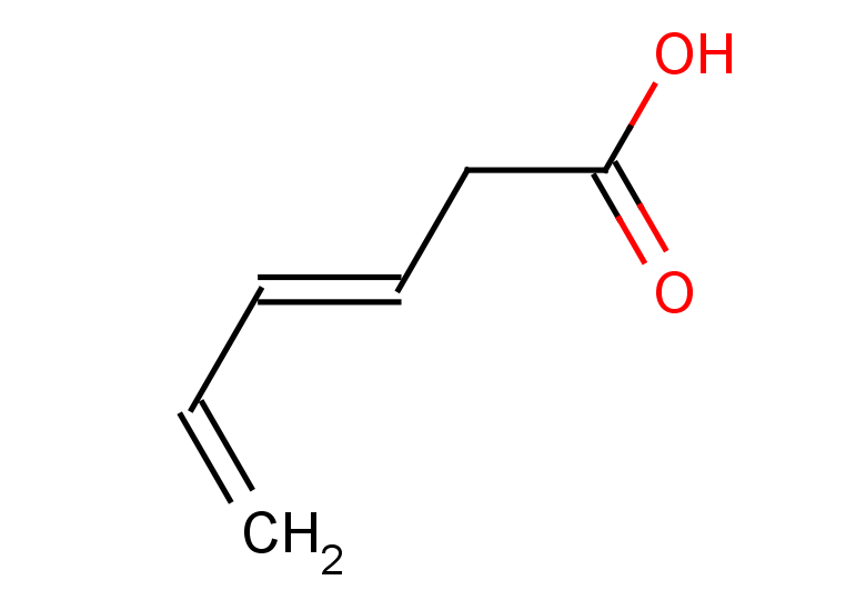(3E)-hexa-3,5-dienoic acid