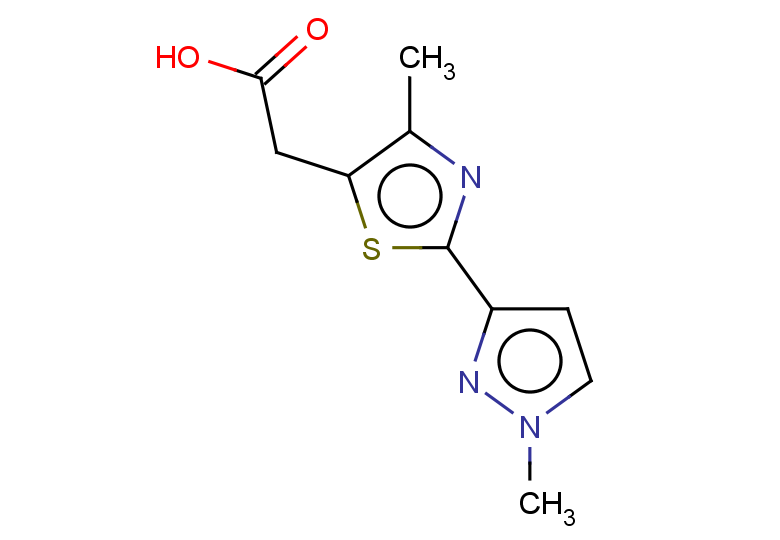2-(4-methyl-2-(1-methyl-1H-pyrazol-3-yl)thiazol-5-yl)acetic acid