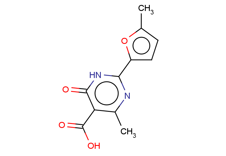 4-methyl-2-(5-methylfuran-2-yl)-6-oxo-1,6-dihydropyrimidine-5-carboxylic acid