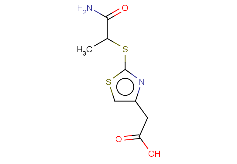 2-(2-((1-amino-1-oxopropan-2-yl)thio)thiazol-4-yl)acetic acid