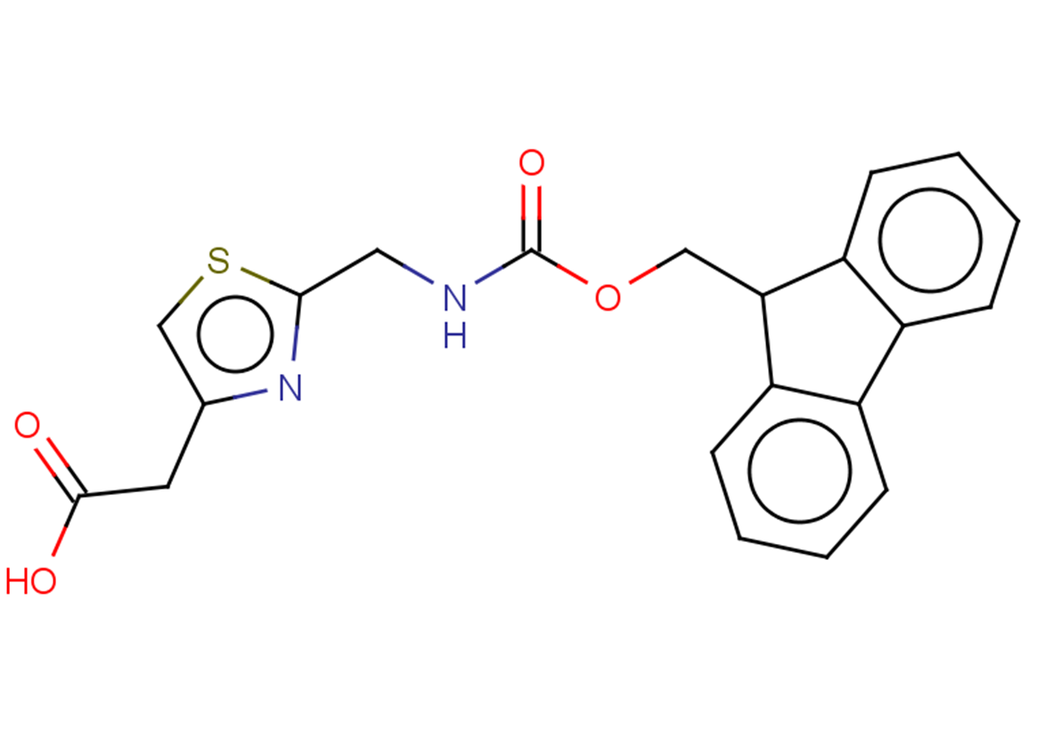 2-{2-[({[(9H-fluoren-9-yl)methoxy]carbonyl}amino)methyl]-1,3-thiazol-4-yl}acetic acid