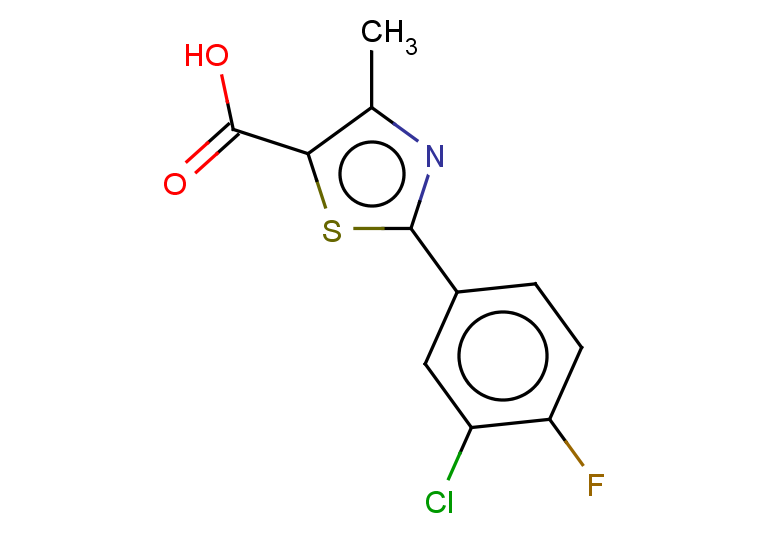 2-(3-chloro-4-fluorophenyl)-4-methylthiazole-5-carboxylic acid